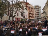 La lluvia no pudo con el ímpetu y las ganas de la Asociación Musical Julián Santos de regalarnos su tradicional concierto de Semana Santa