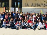 Alumnos de 3° y 4° ESO del IES Arzobispo Lozano llevan a cabo la ruta literaria “Lorca, poeta en Granada”