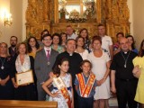El párroco de El Salvador Valeriano Matínez pregonó las fiestas de La Asunción y se formalizaron los nombramientos de Abanderada y Mayordomo para este 2019