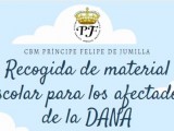 El CBM Principe Felipe y el Colegio Nuestra Señora de la Asunción recogen alimentos, material escolar y enseres en colaboración con Direcmur para ayudar a los damnificados por la DANA