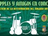 Los Apples en concierto para recaudar fondos destinados a la reparación del órgano de la Parroquia de Santiago