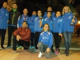 Trece atletas del Athletic Club Vinos D.O.P. Jumilla afinan su forma física en el Control Federativo de Pista Cubierta celebrado en Cartagena.