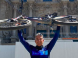 Entrevista a Pascual Burruezo del ‘Club Triatlon Jumilla’ tras completar una etapa del Camino de Santiago en bici