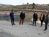 En marcha las obras de reconstrucción del muro de contención en la pedanía de La Zarza