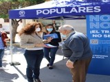 El Partido Popular de Jumilla hace una recogida de firmas en favor del trasvase Tajo-Segura