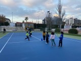 Finalizan las obras de reconstrucción de las pistas de tenis del Polideportivo La Hoya