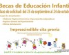 Abierto plazo para solicitar subvenciones para libros y material de segundo ciclo de Educación Infantil