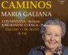 La popular actriz María Galiana visita este sábado el Teatro Vico con el recital ‘Yo voy soñando caminos’