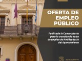 Publicada la convocatoria para la creación de bolsa de empleo de Notificador/a del Ayuntamiento de Jumilla