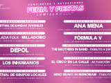 Los Inhumanos, DePol y Fórmula V se unen a Ana Mena dentro de las actuaciones musicales para esta Feria y Fiestas 2023