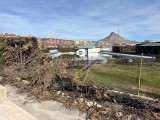 Incendio en piscina de verano de Jumilla por lo que  urgen medidas ante oleada de actos vandalicos en la ciudad. 