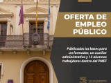 Convocatoria de empleo y formación en el Ayuntamiento de Jumilla