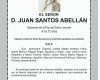 Tanatorio El Santo Ángel informa del fallecimiento del señor Don Juan Santos Abellán