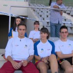 los 5 atletas en Malaga