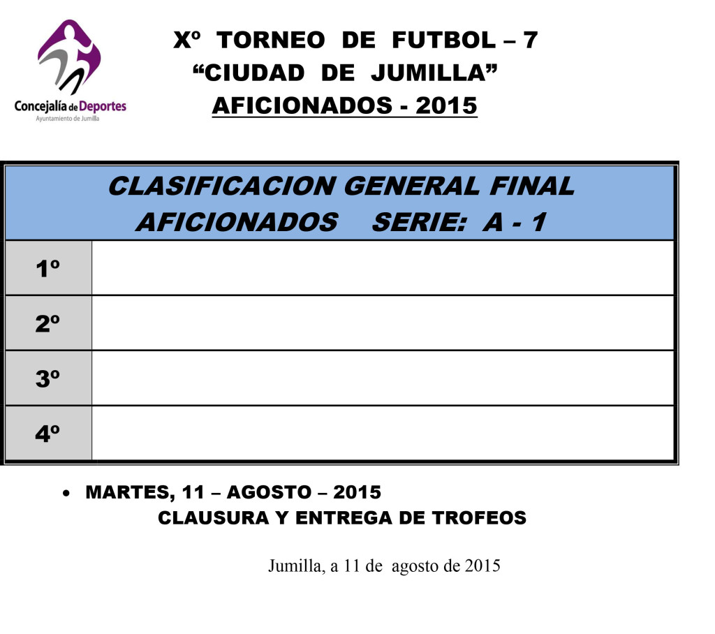 Play Off Titulo  A - 1