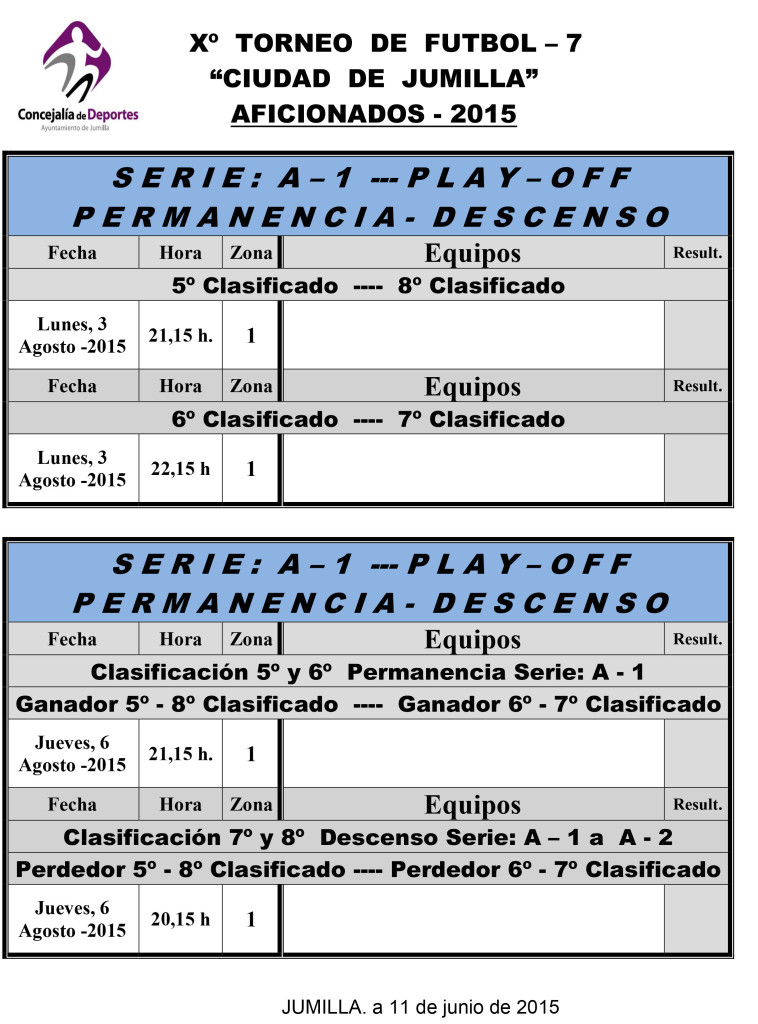 Play Off Permanencia Descenso A 1 a A 2