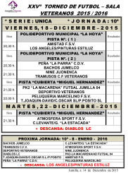 Jornada Semanal  Jornada Semanal 18-19 y 20 -  DIC - 2015