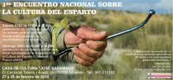I ENCUENTRO NACIONAL CULTURA ESPARTO - Flyer